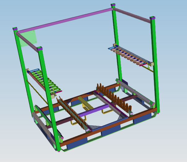 Özel Üretim Tel Kasa, Metal Kasa ve Taşıma Arabaları – Depo & Lojistik Çözümleri istiflenebilir tel kasa