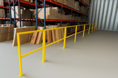 Metal Bariyer Sistemleri – Rampa Bariyeri ve Yaya Bariyerleri Ağır hizmet tipi endüstriyel metal bariyer sistemi