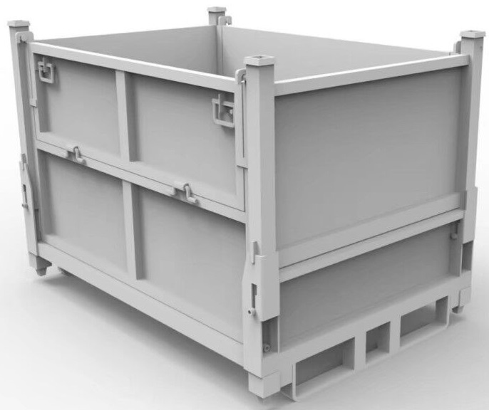 Hurda Konteyneri & Devirmeli Atık Konteyneri sanayi hurda konteyneri